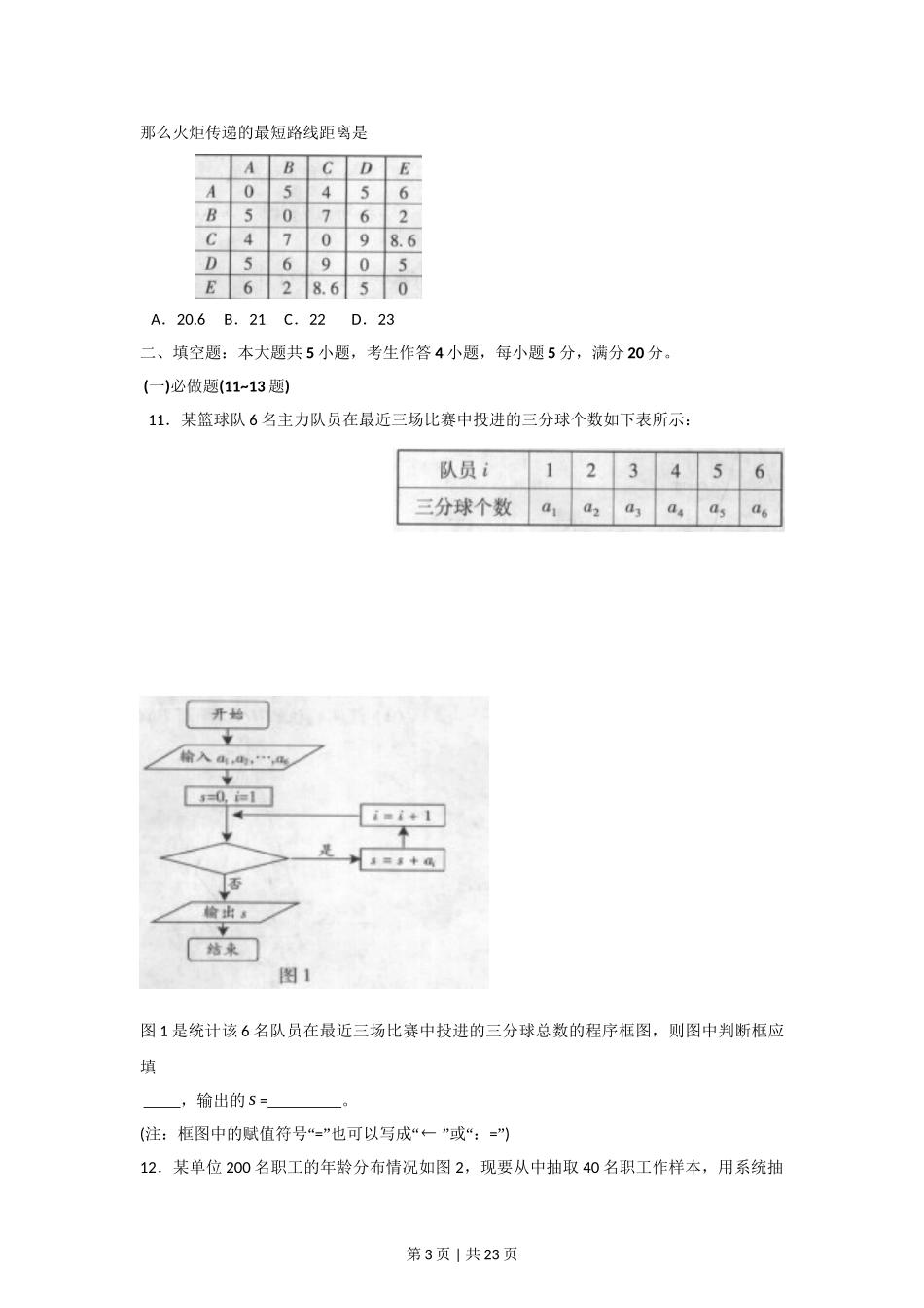 2009年高考数学试卷（文）（广东）（解析卷）.doc_第3页