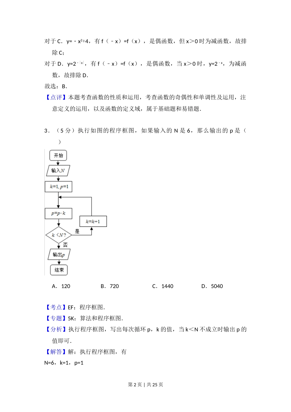 2011年高考数学试卷（理）（新课标）（解析卷）.doc_第2页