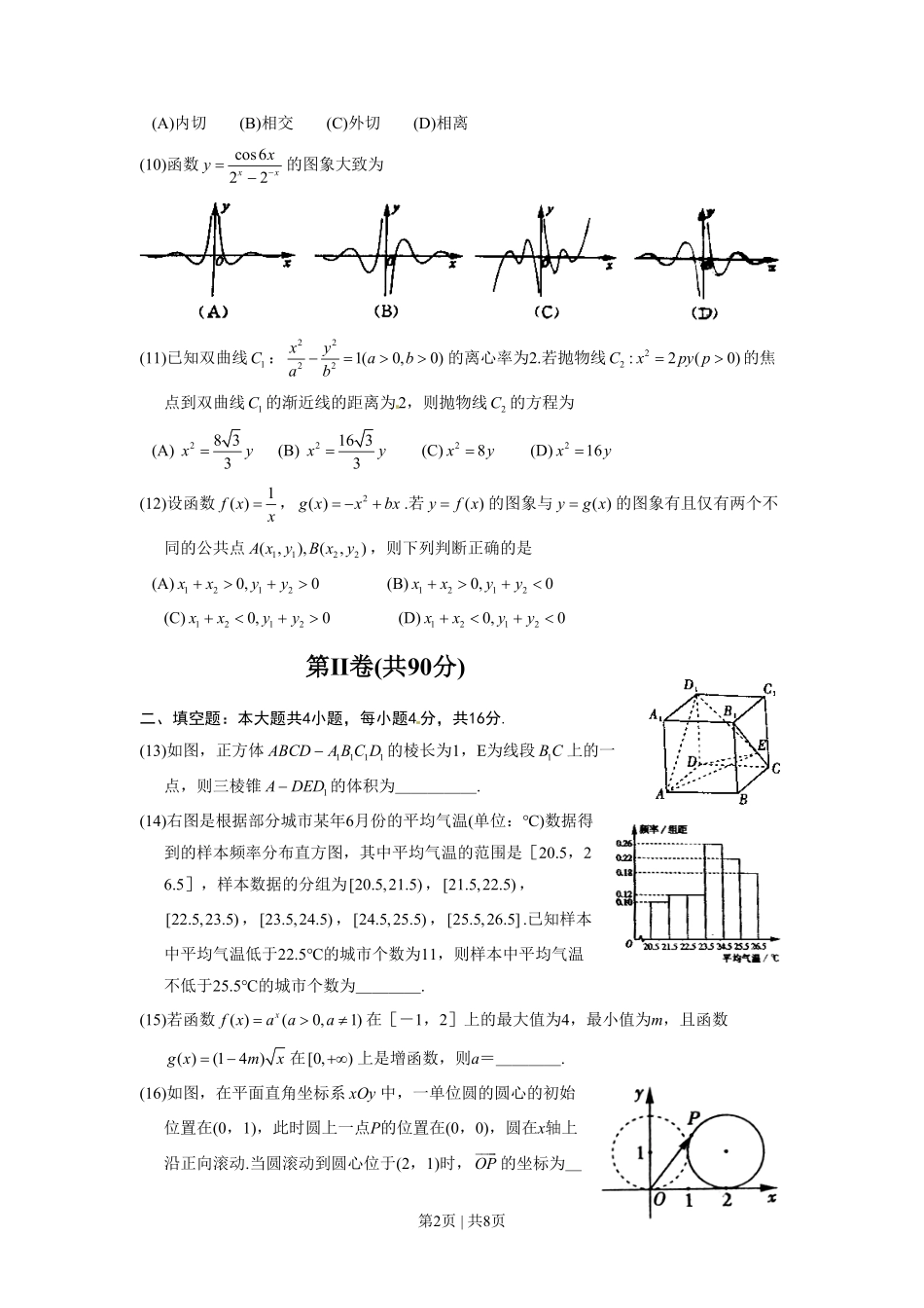 2012年高考数学试卷（文）（山东）（解析卷）.pdf_第2页