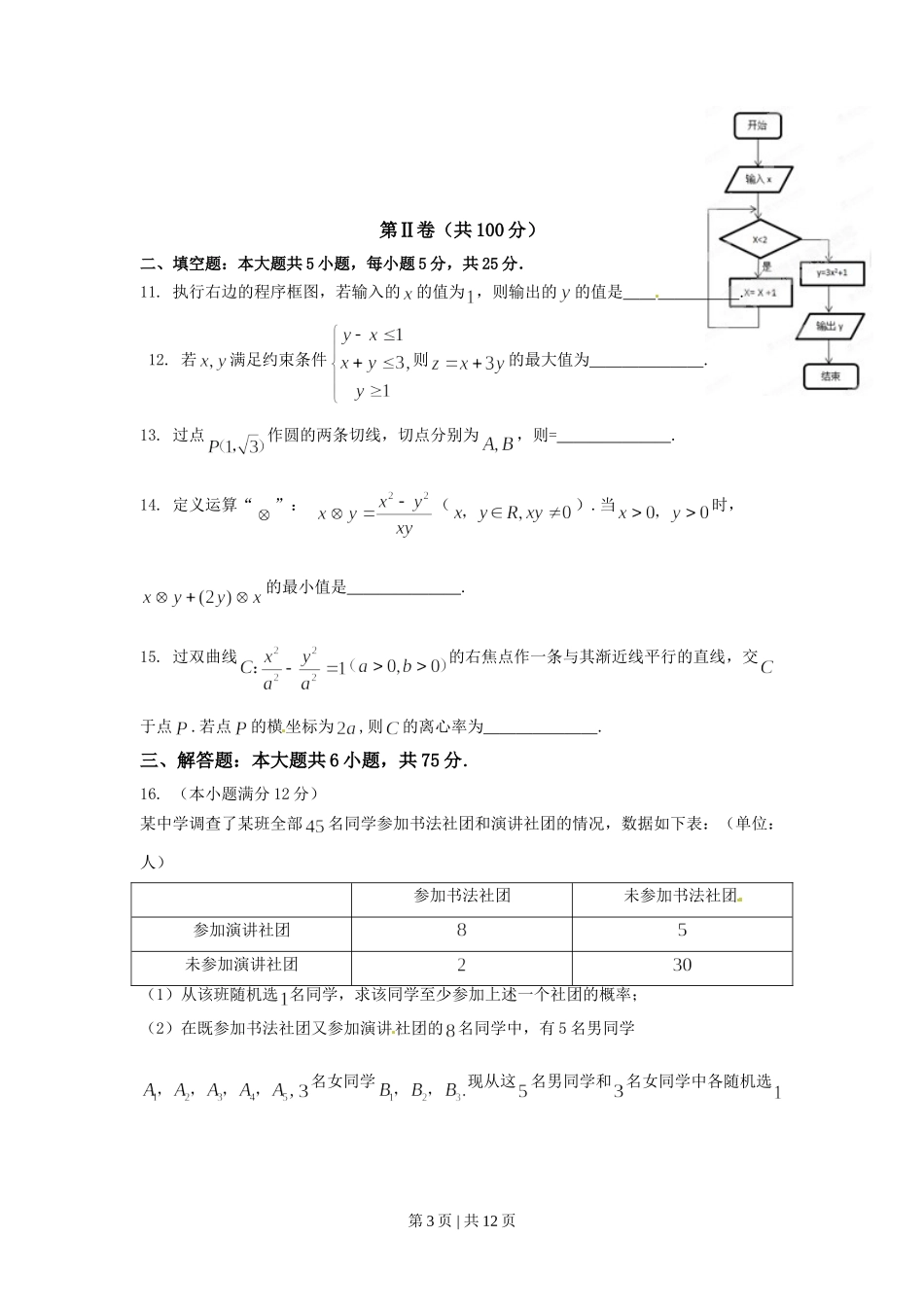 2015年高考数学试卷（文）（山东）（解析卷）.doc_第3页