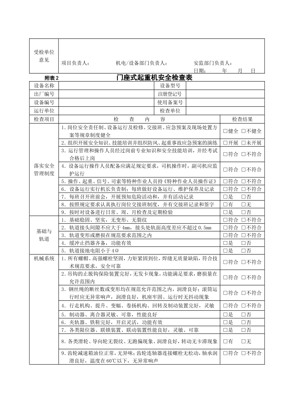 08870 特种设备安全检查表(整套共8张表).doc_第2页