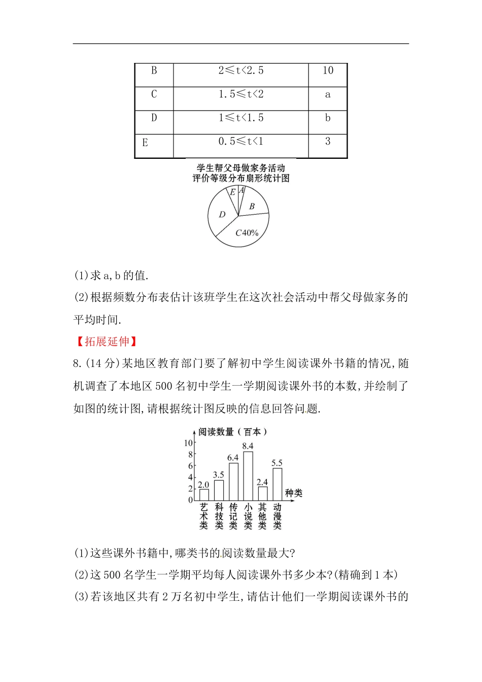 八年级数学下册知识点汇聚测试卷：平均数深入测试（含详解）.doc_第3页