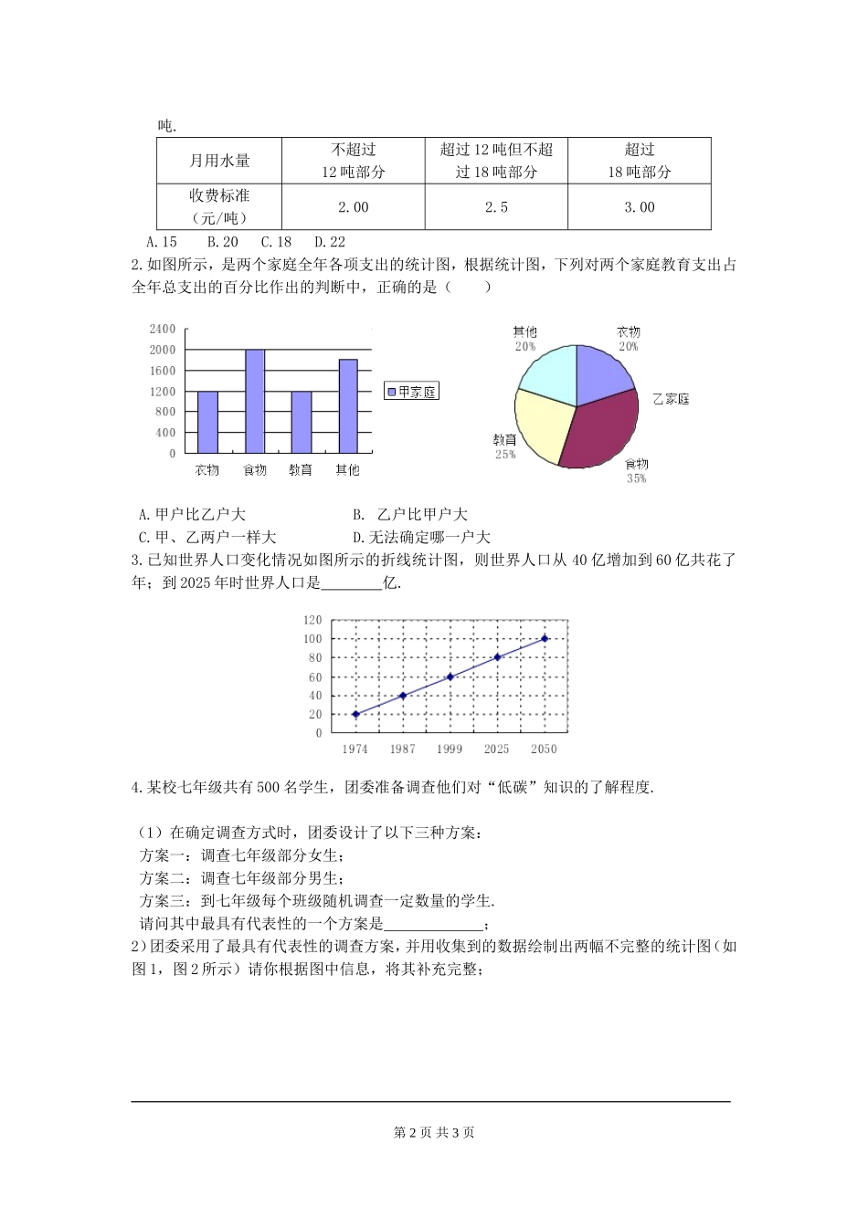 10.3 课题学习  从数据谈节水.doc_第2页