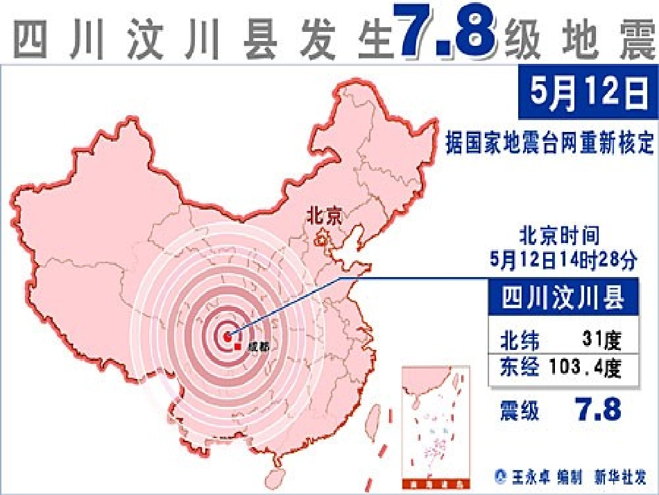 《众志成城，抗震救灾》四川汶川地震 爱国教育班会.ppt_第3页