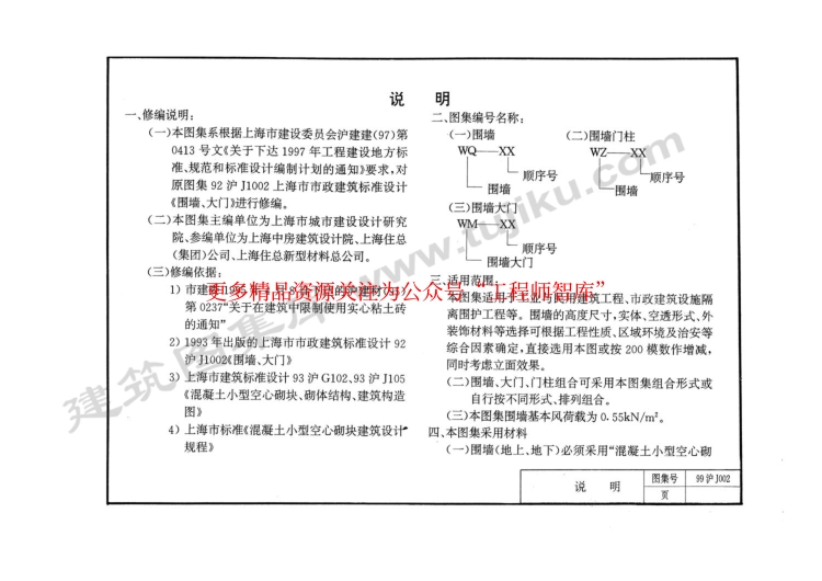 99沪J002 混凝土小型空心砌块围墙、大门.pdf_第2页