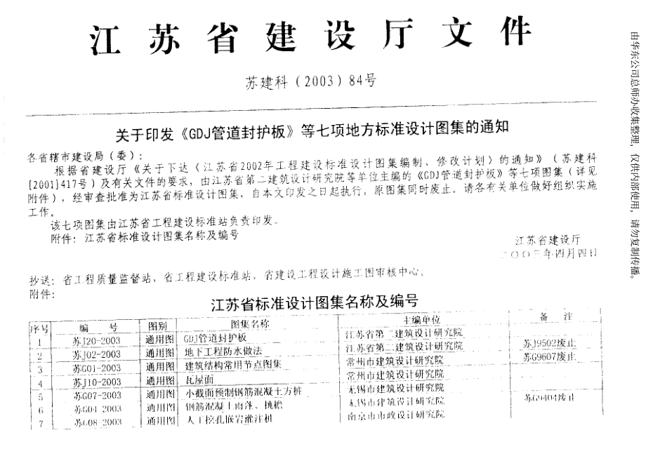 苏G01-2003 建筑结构常用节点图集.pdf_第3页