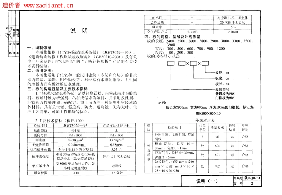 陕02J07-4墙身(四)镁质水泥轻质条板隔墙.pdf_第3页