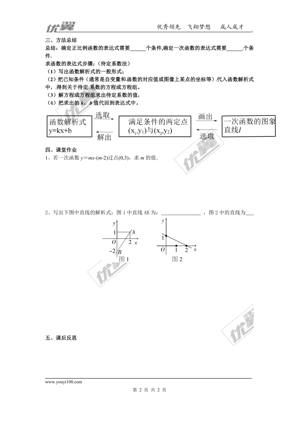 19.2.2 第3课时 用待定系数法求一次函数解析式.pdf_第2页