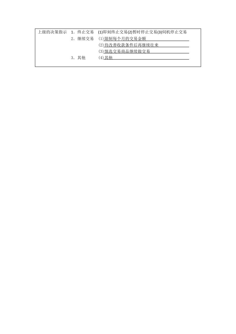 应收账款管理制度收款异样报告表.pdf_第2页