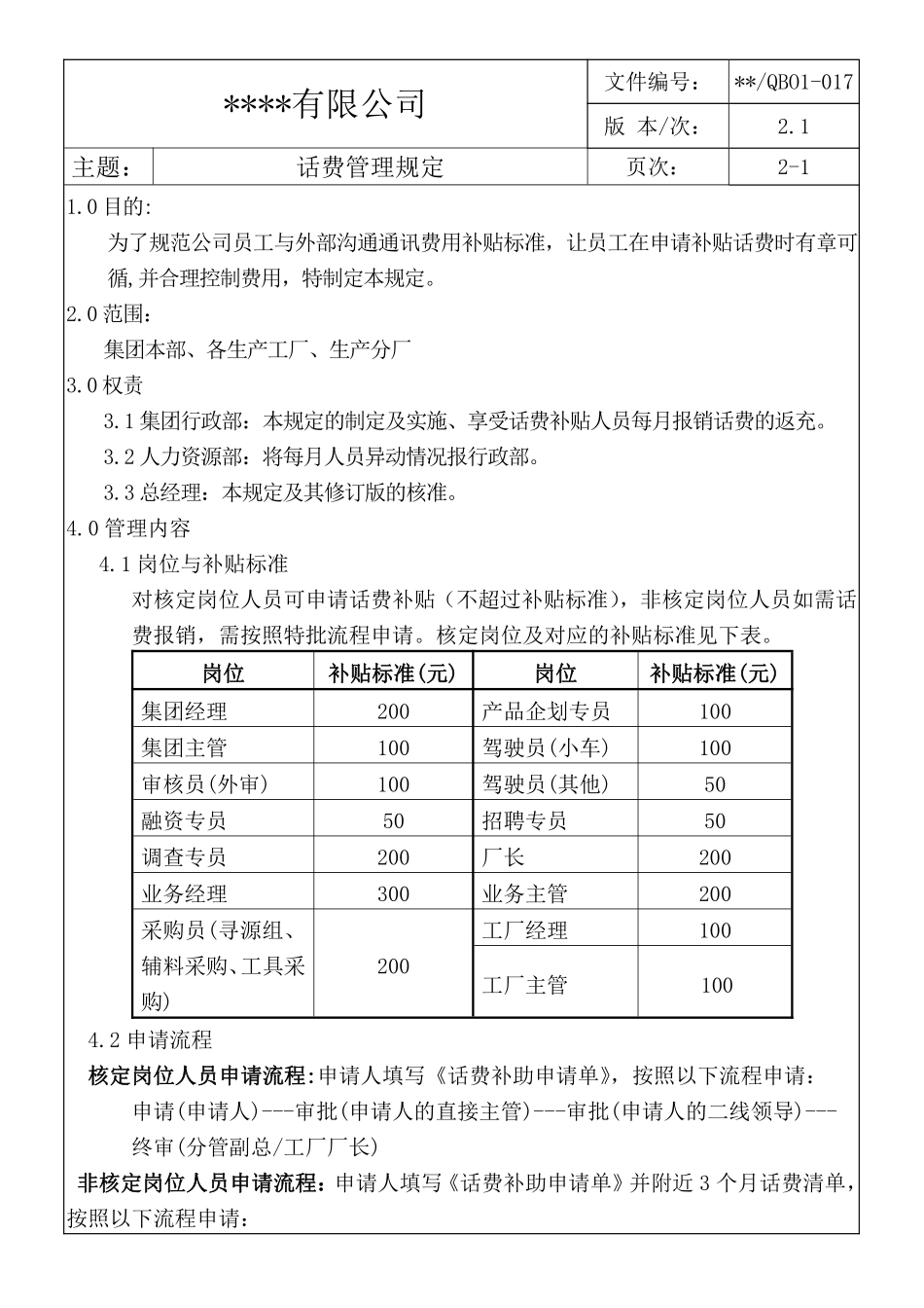 话费管理规定.pdf_第2页