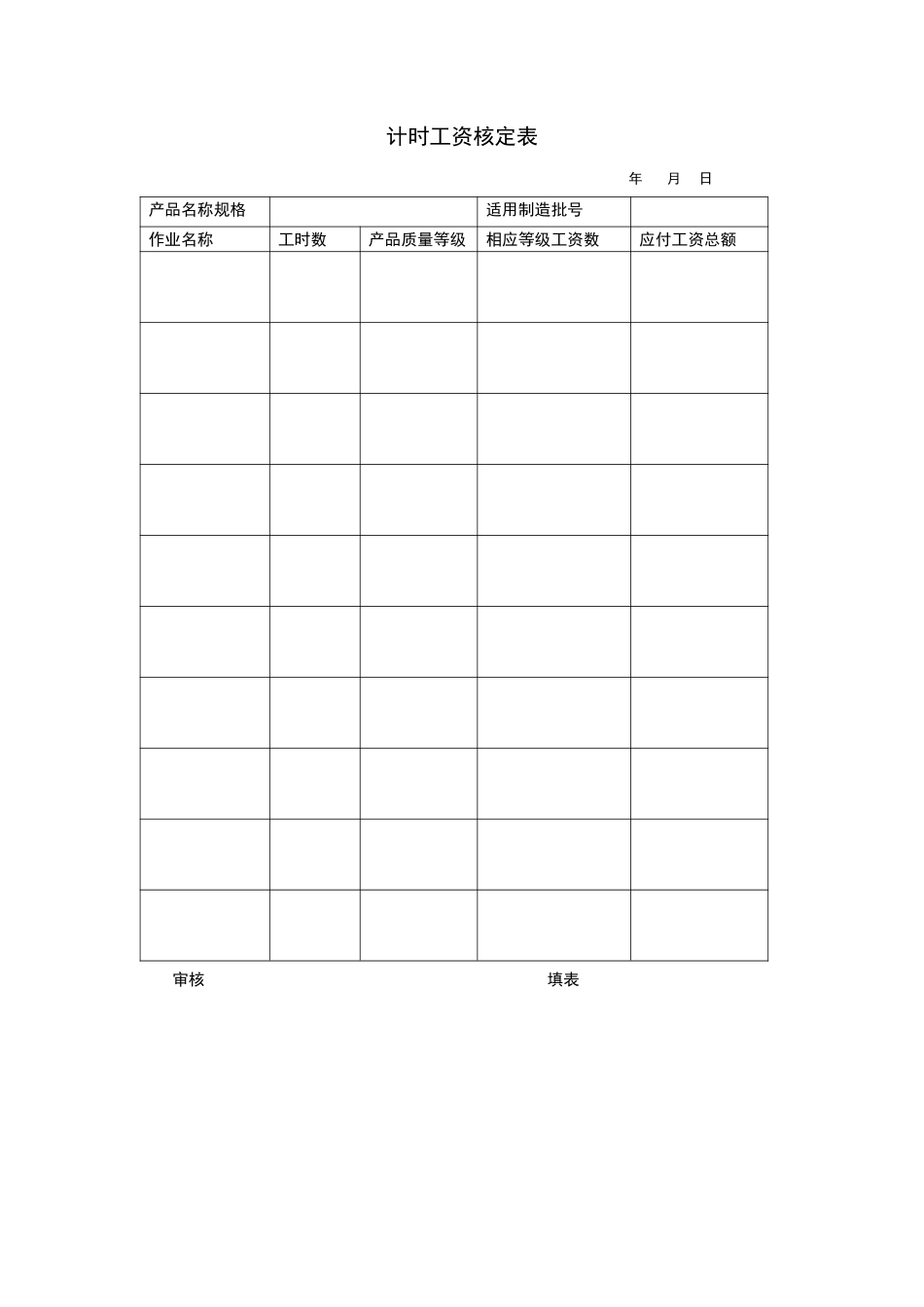 计时工资核定表.pdf_第1页