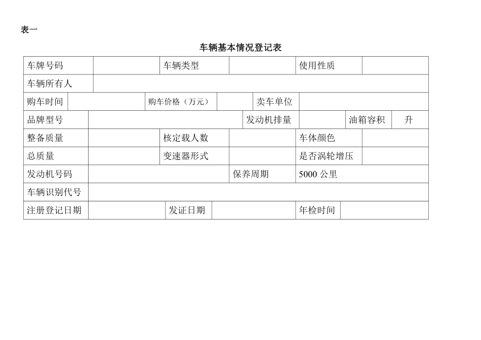 车辆管理档案及相关表格.pdf_第2页