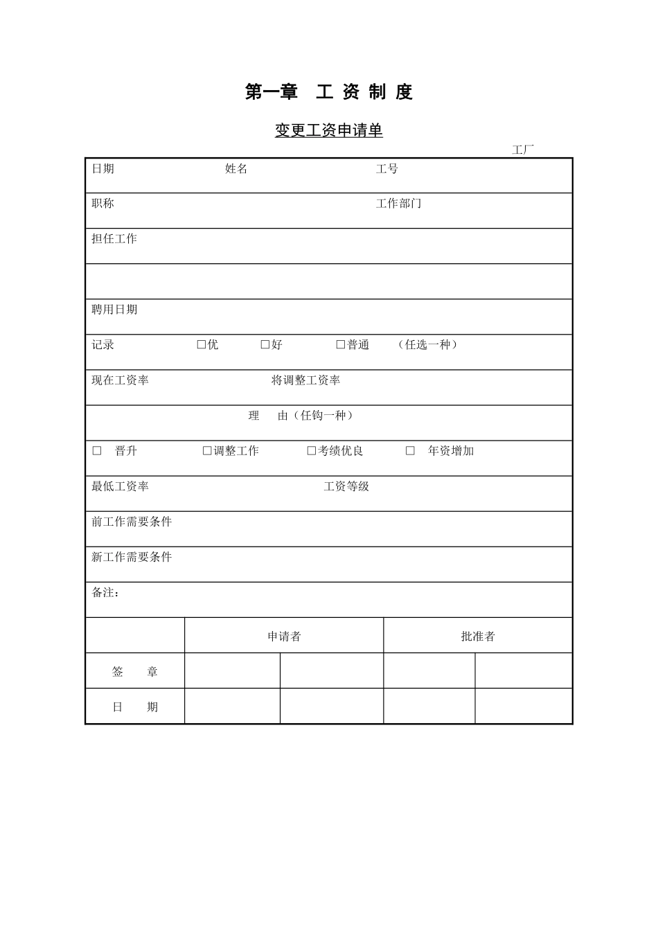 第一节 变更工资申请单.pdf_第1页