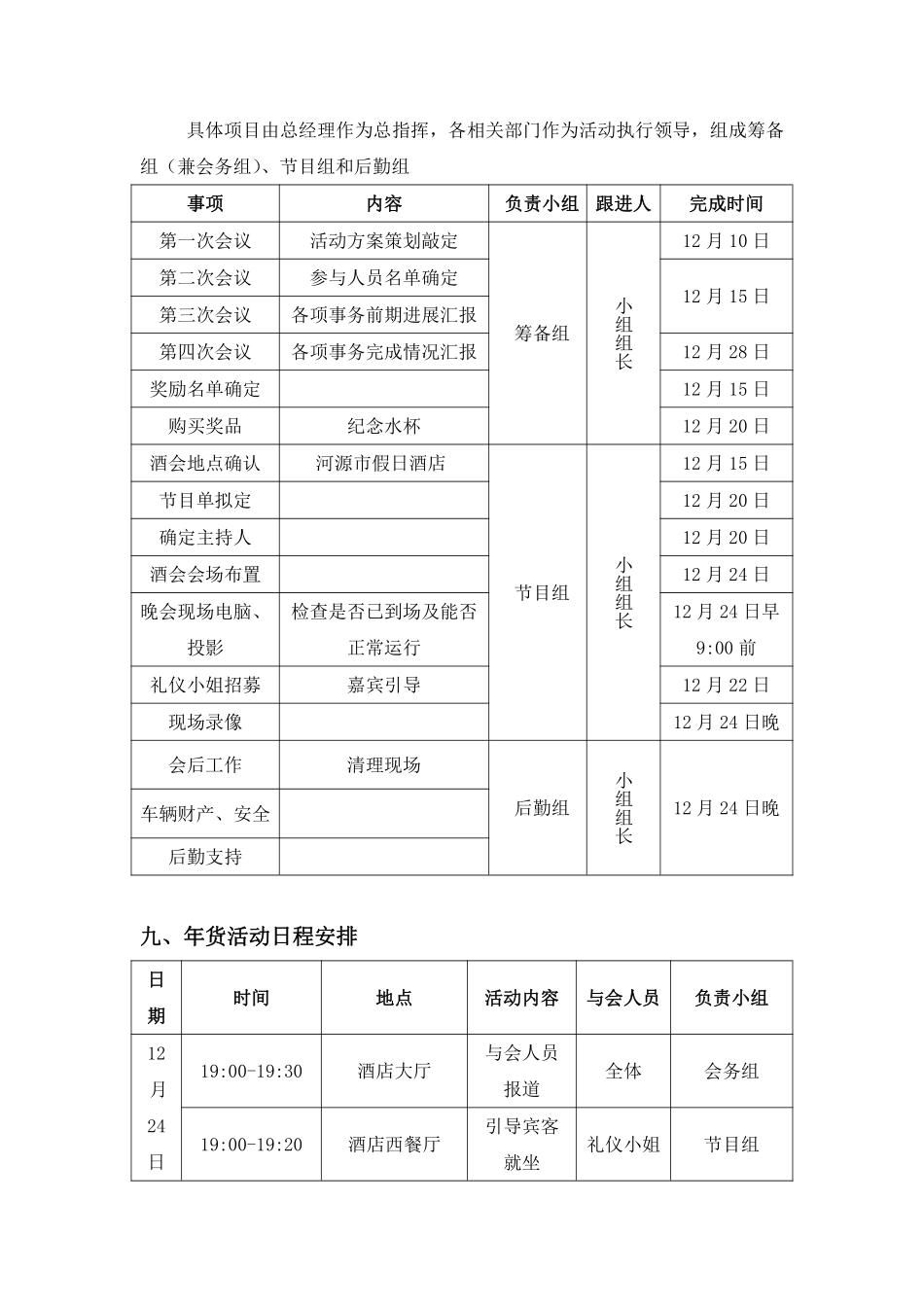 XX公司圣诞年会活动方案.pdf_第2页