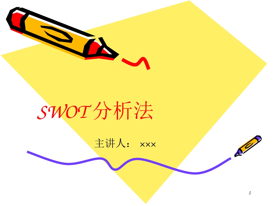 SWOT分析法（37P PPT）.pptx_第1页