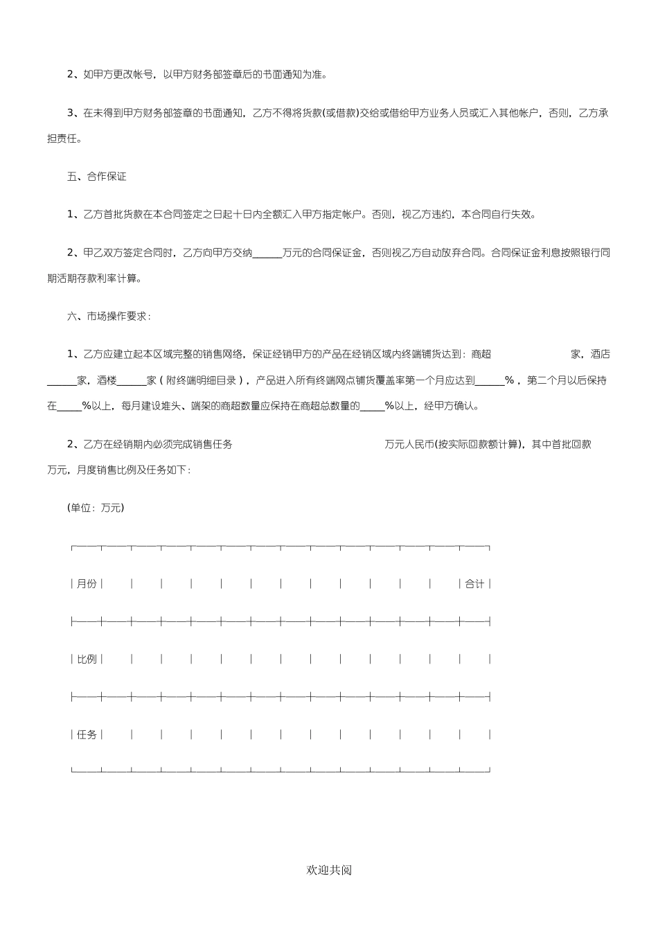 酒类销售协议模板合同模板.doc_第2页