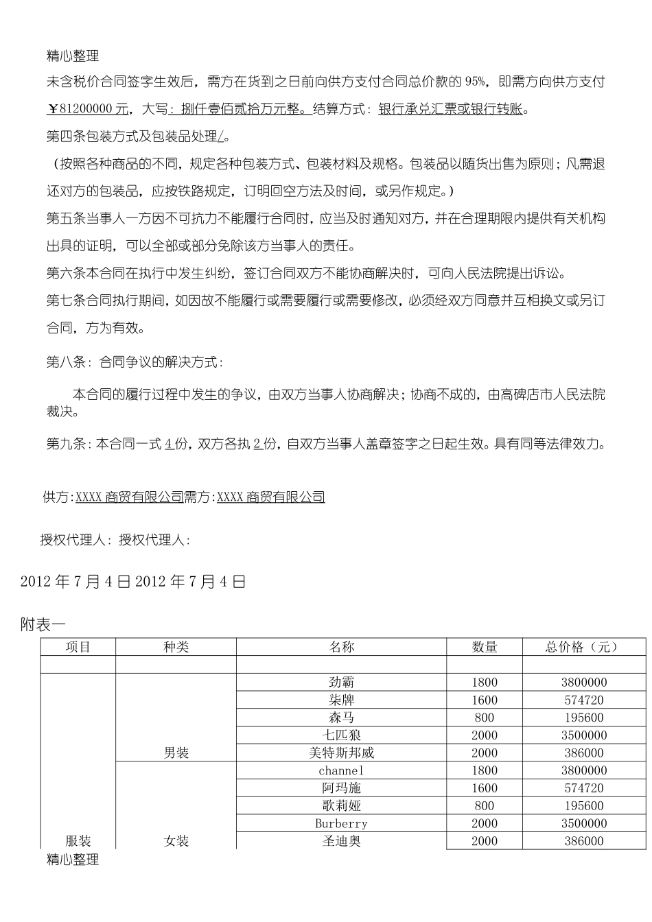 商贸购销合同协议合同书.pdf_第2页