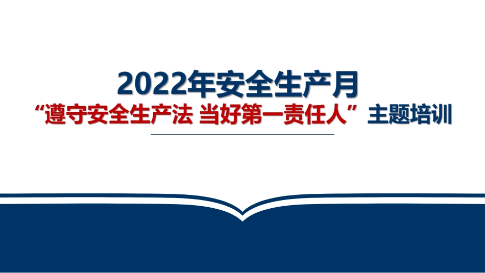 一把手谈安全，安全月全面隐患排查培训（185页）.pdf_第1页