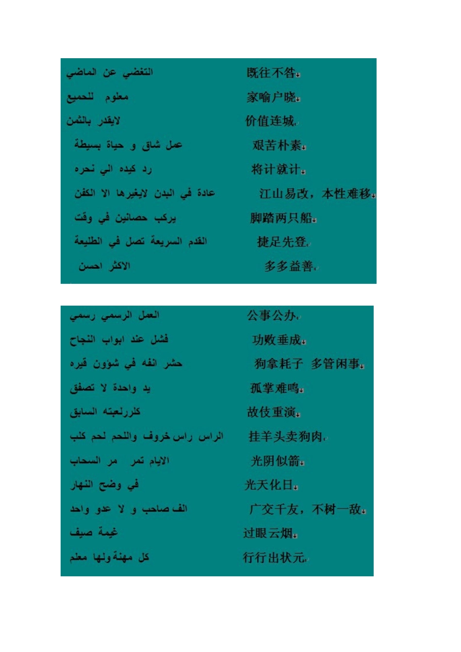 常用成语--阿汉对照.doc_第3页