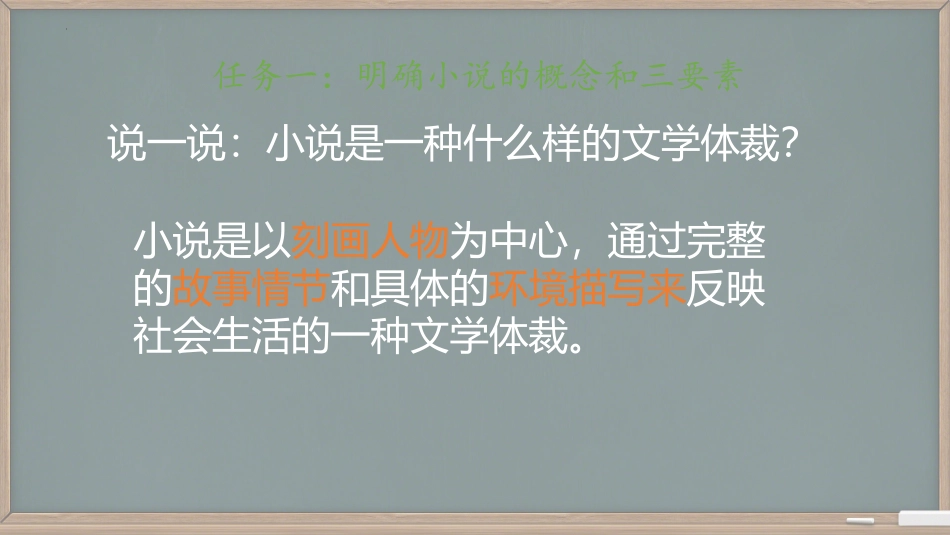 第四单元综合性学习《走进小说天地》课件 2024—2025学年统编版语文九年级上册10.16.pptx_第3页