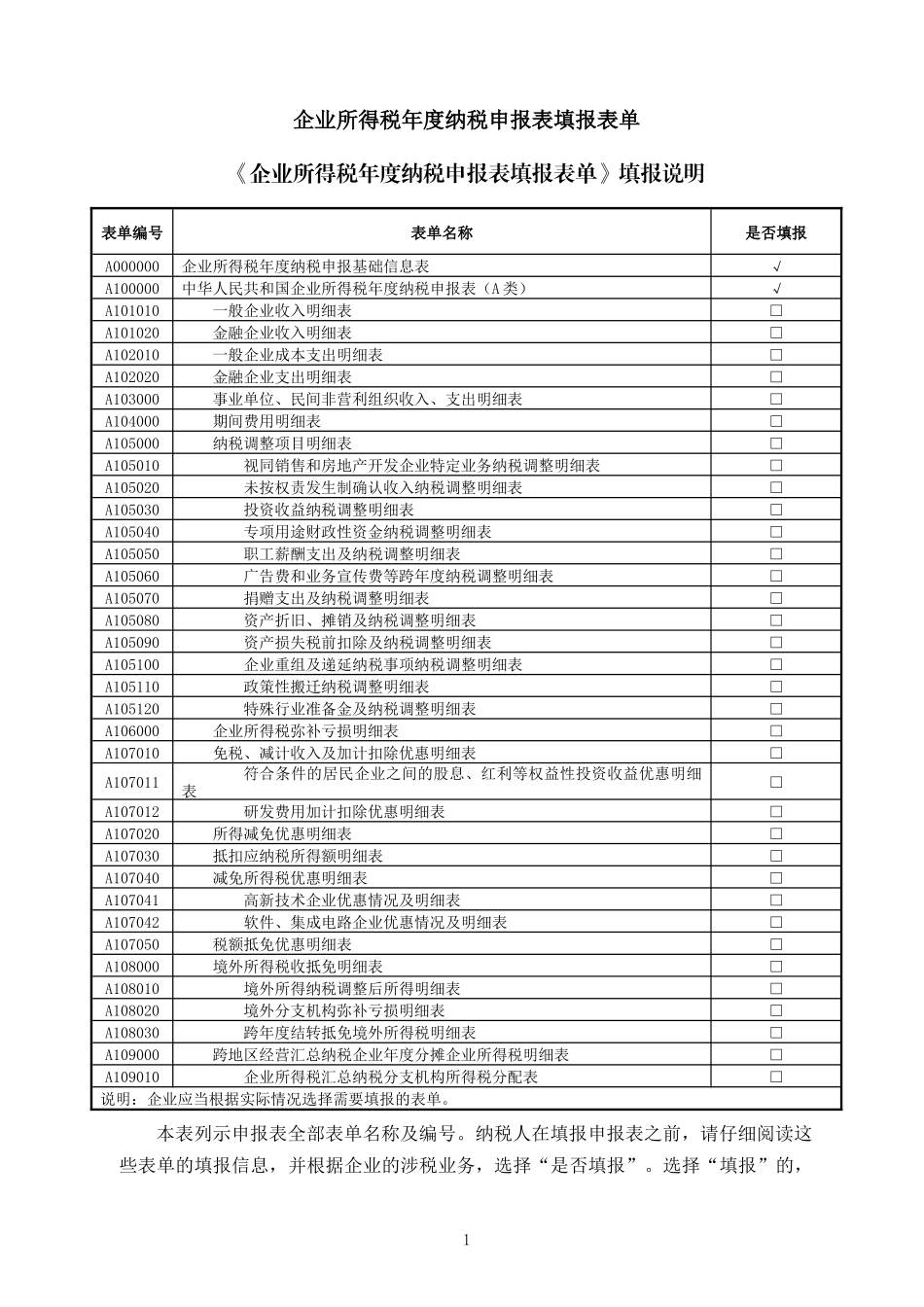 总局公告2019年第41号《中华人民共和国企业所得税年度纳税申报表（A类，2017年版）》部分表单及填报说明.doc_第3页