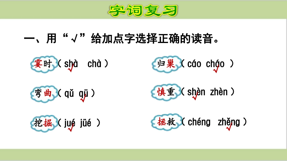 四年级上册语文期末复习课件(按专题分类复习)PPT (1).ppt_第3页