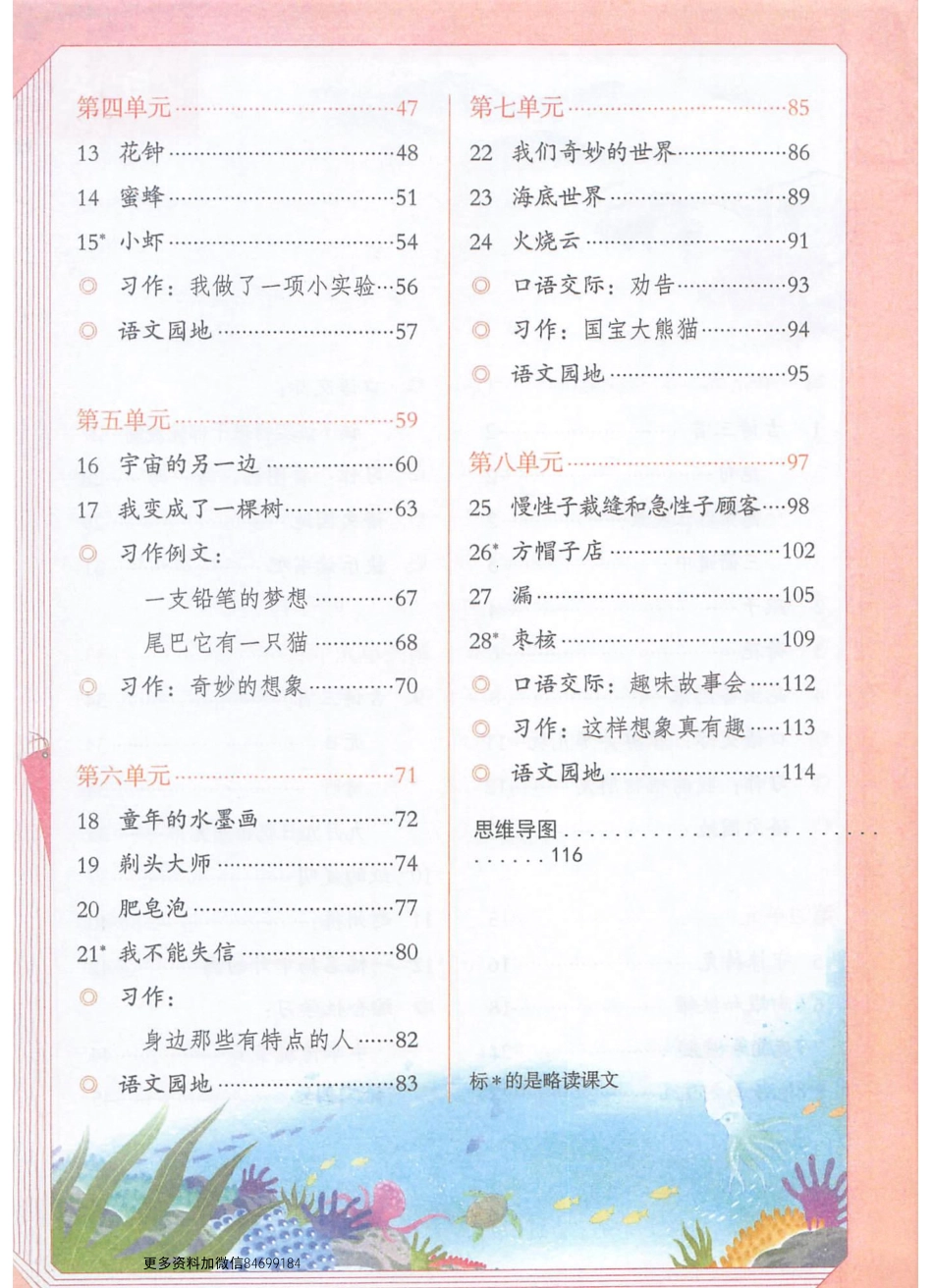 统编版语文三年级下册课本原版课堂笔记（附思维导图） (1).pdf_第3页