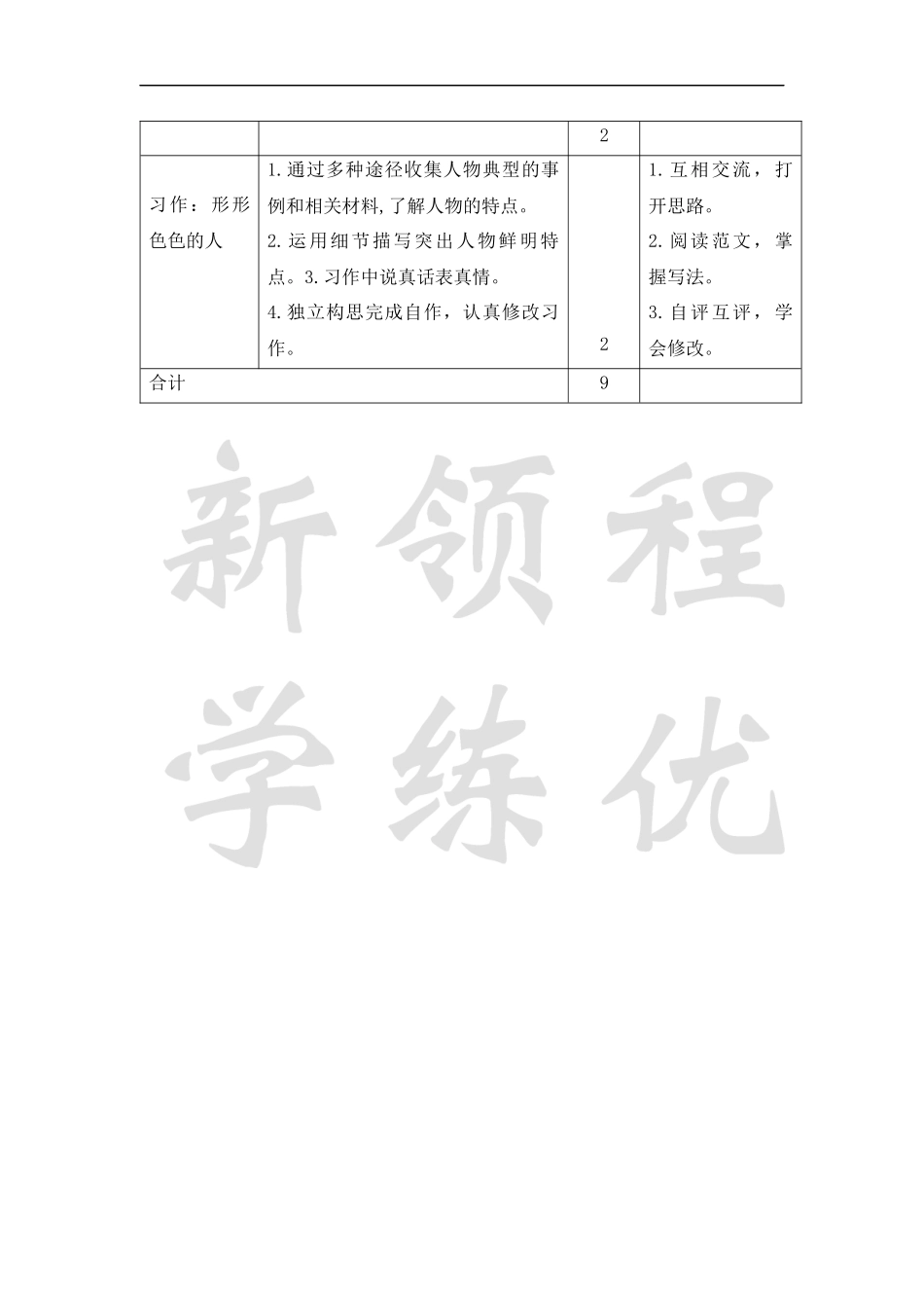 五语下第五单元教学计划.docx_第2页