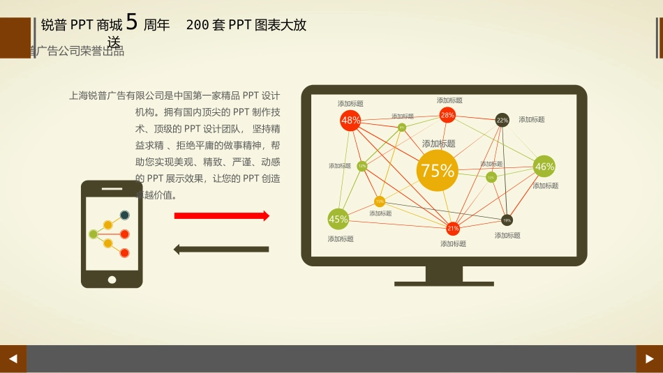 200张——扁平化多彩商务PPT图表.ppt_第1页