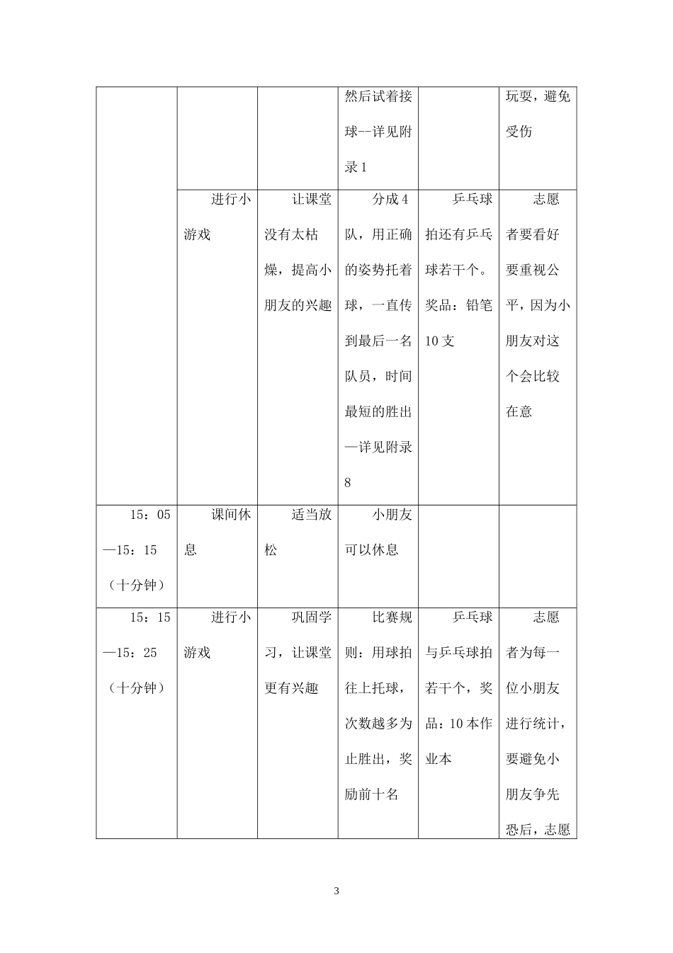 精品-乒乓球兴趣班策划书.doc_第3页