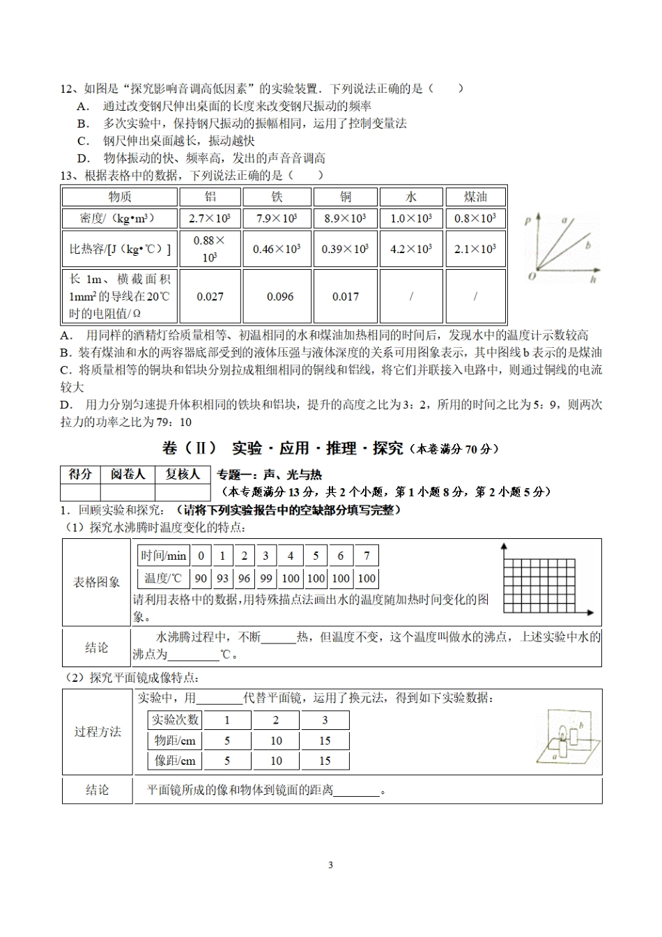 2014年青岛市中考物理试卷和答案(1).pdf_第3页