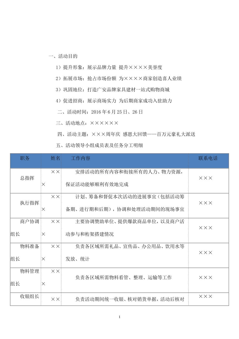 精品-商城活动执行方案.doc_第1页