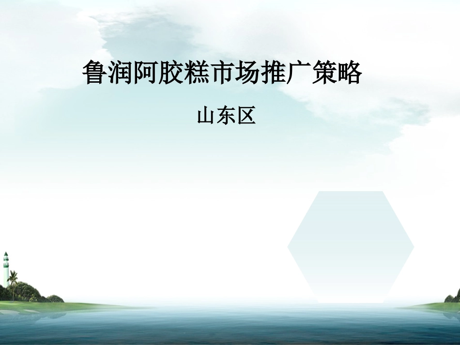 鲁润阿胶糕市场推广方案.ppt_第1页