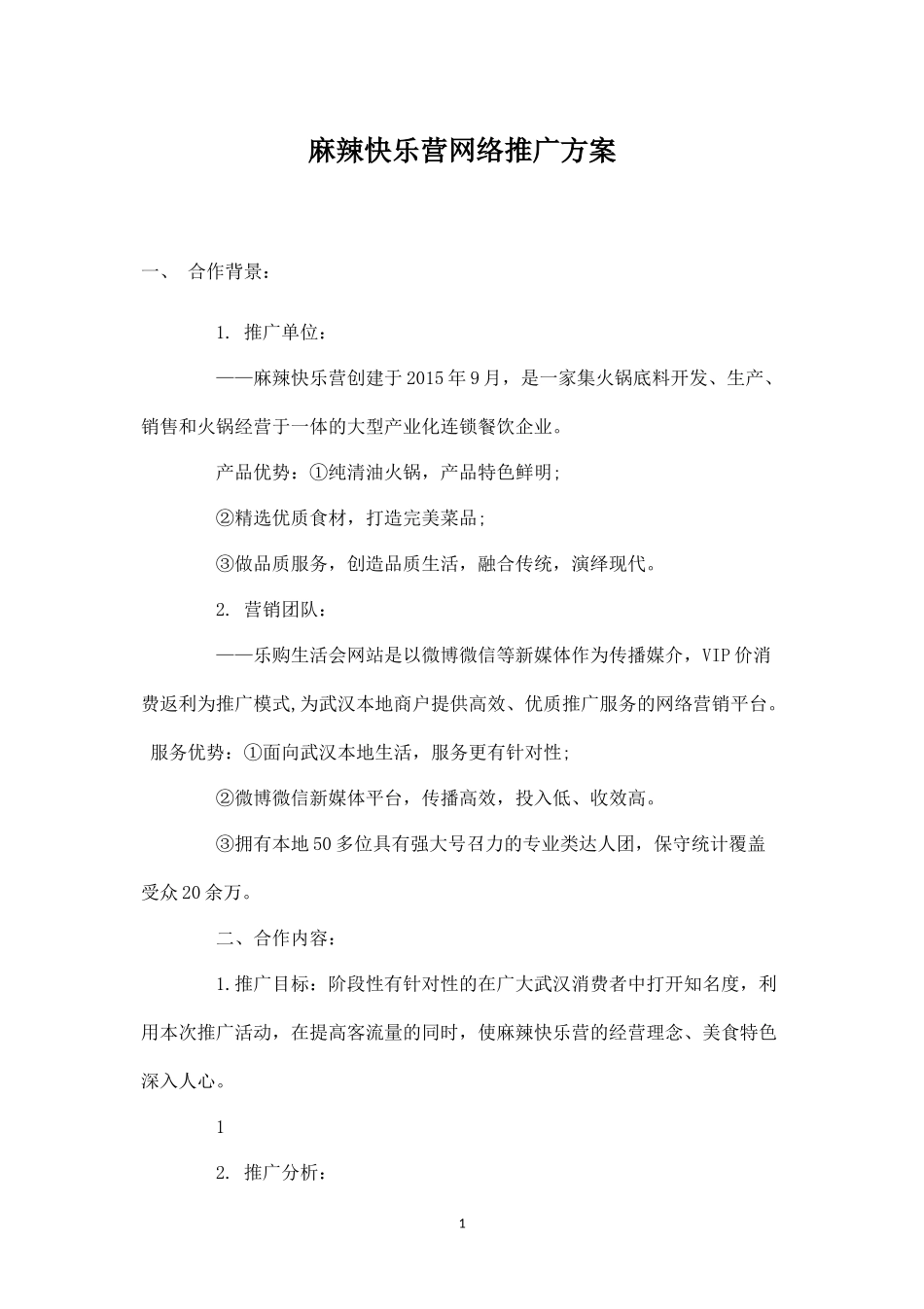 麻辣快乐营网络推广方案.docx_第1页