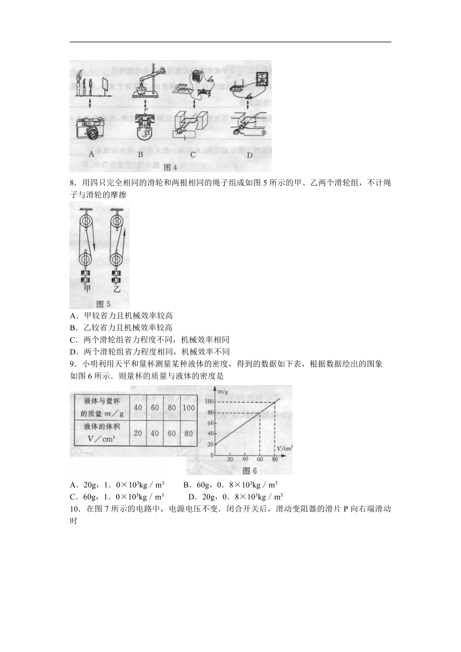 2009年山东省烟台市中考物理试卷及答案.pdf_第2页