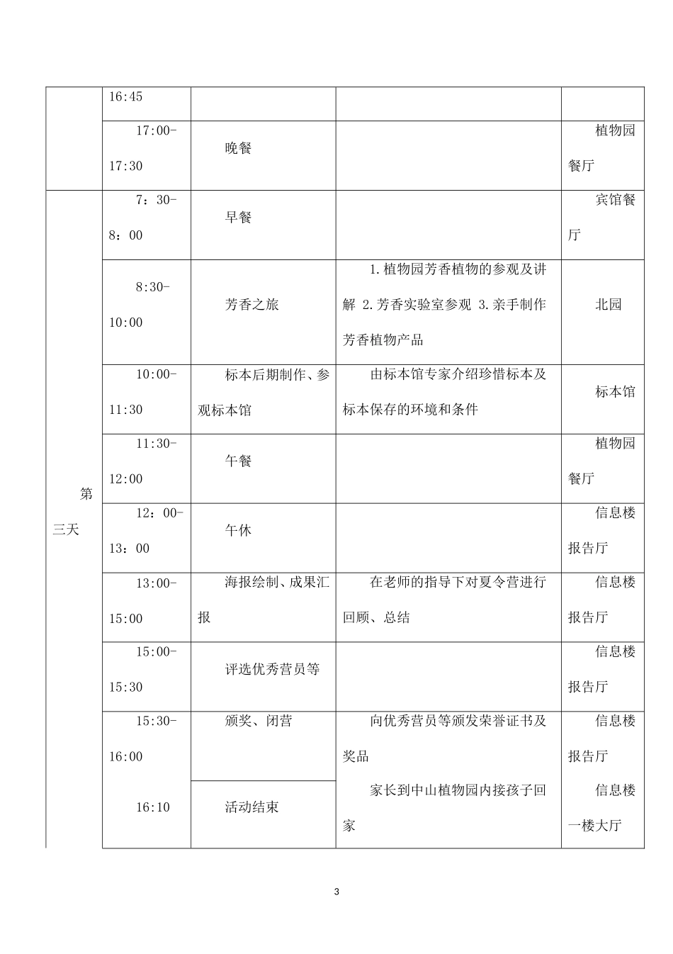 南京中山植物园夏令营活动内容.doc_第3页