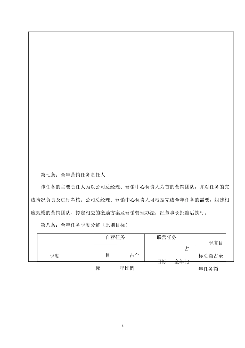 鹏润装饰营销中心激励方案.docx_第2页