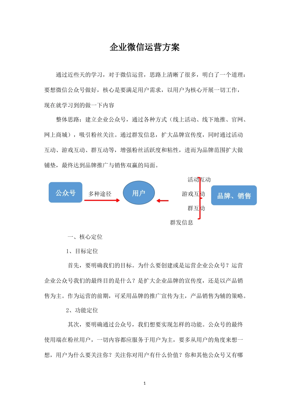 企业公众号微信运营方案--.docx_第1页