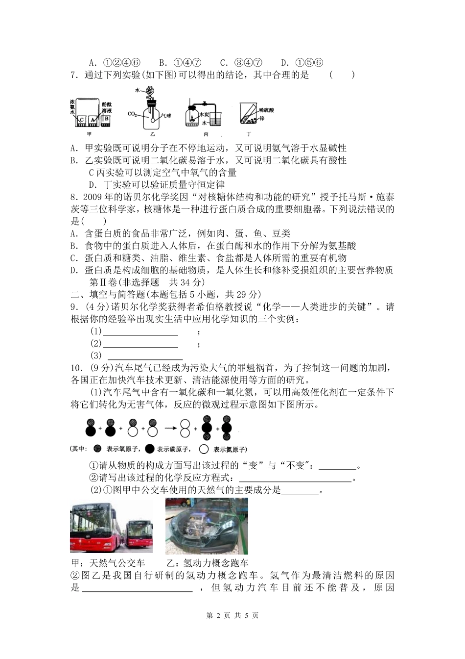 2010年枣庄市中考化学试卷及答案.pdf_第2页