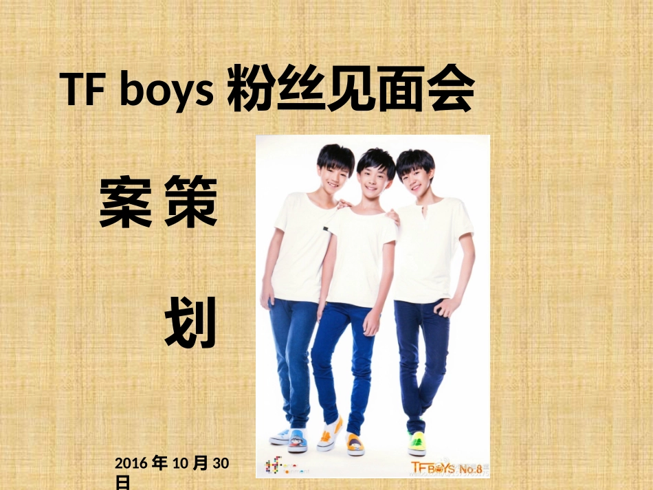 TFBOYS粉丝见面会策划书.pptx_第1页