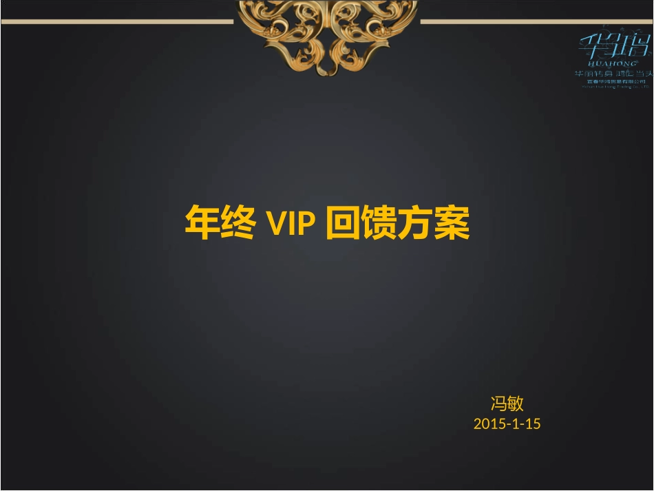 VIP回馈方案.pptx_第1页