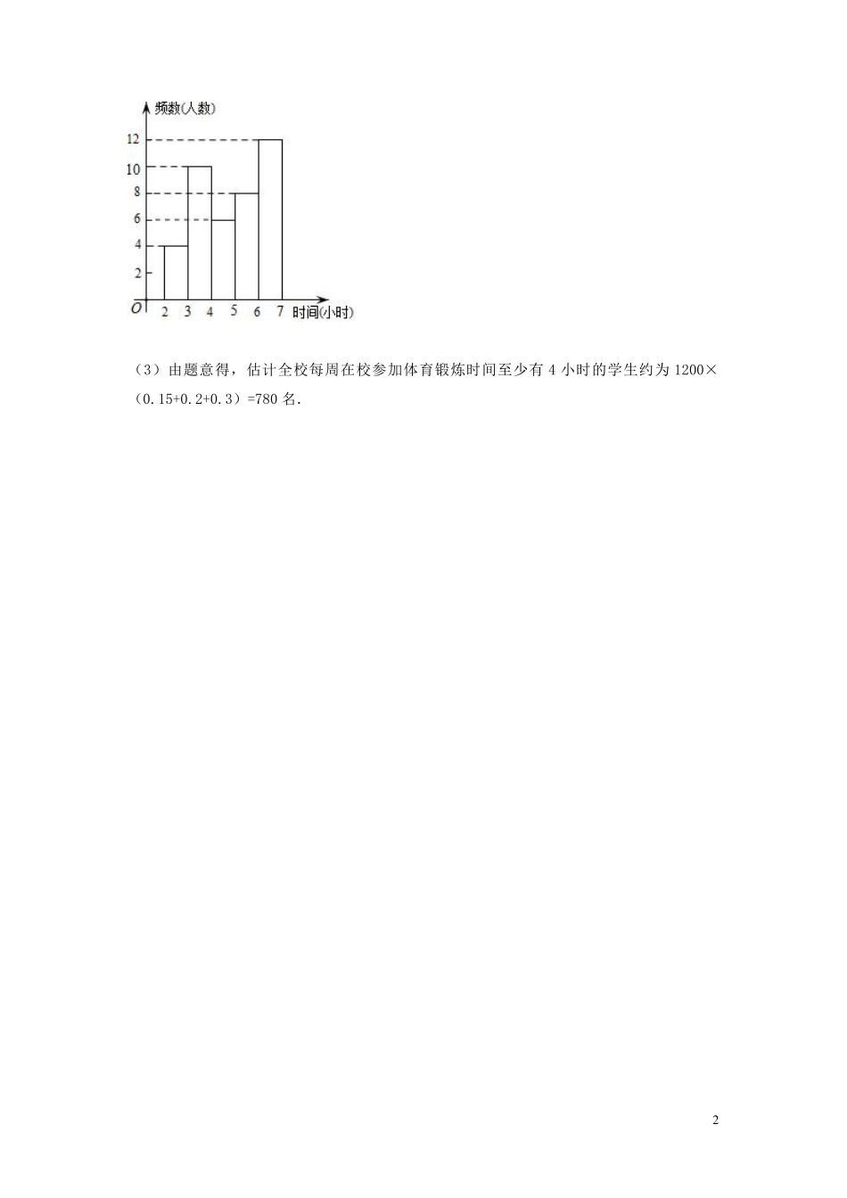 2018年中考数学真题分类汇编第三期专题15频数与频率试题含解析201901243103.pdf_第2页