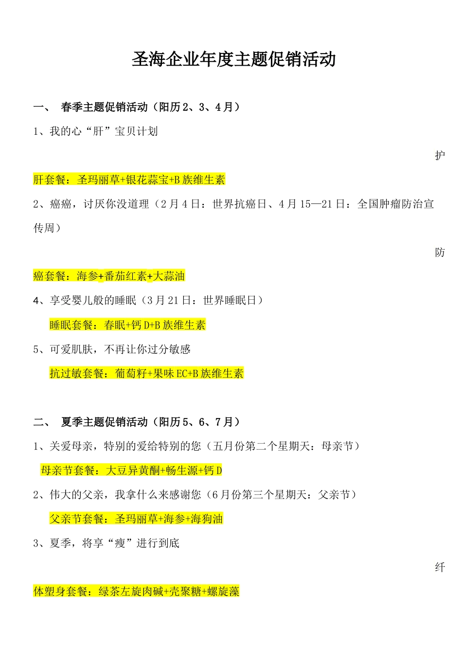 药店全年主题活动方案最新.docx_第1页