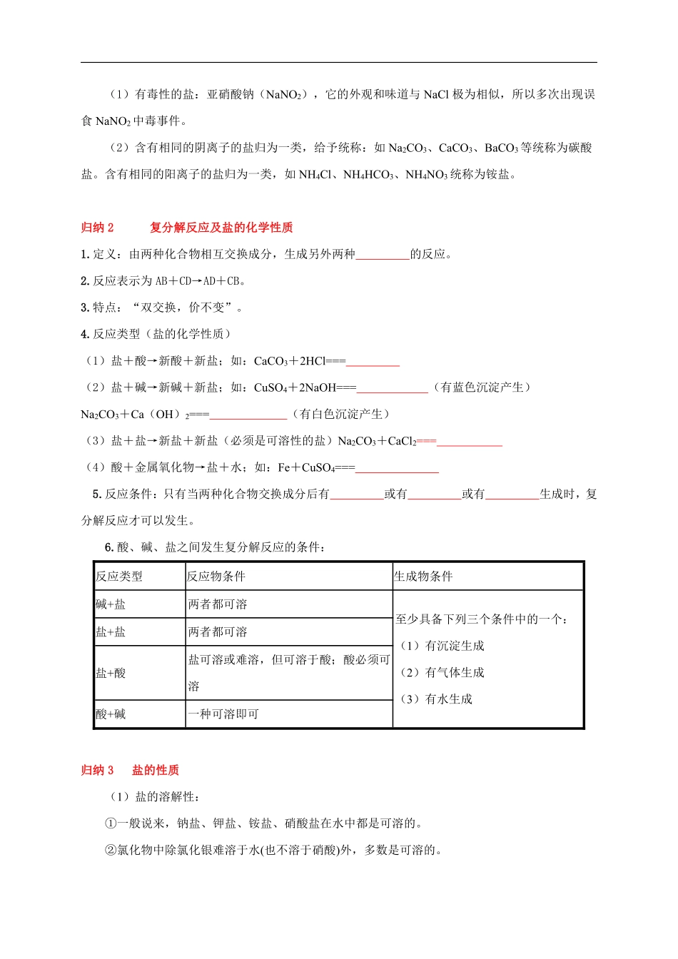 考点 27 常见的盐 （学生版）.pdf_第2页