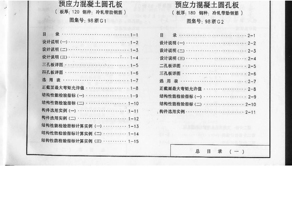 98浙G1 预应力混凝土圆孔板(板厚：120 钢种：冷轧带肋钢筋).docx_第2页