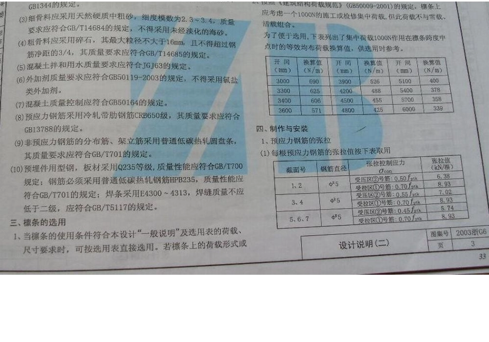 2003浙G6 预应力混凝土矩形檩条.docx_第3页