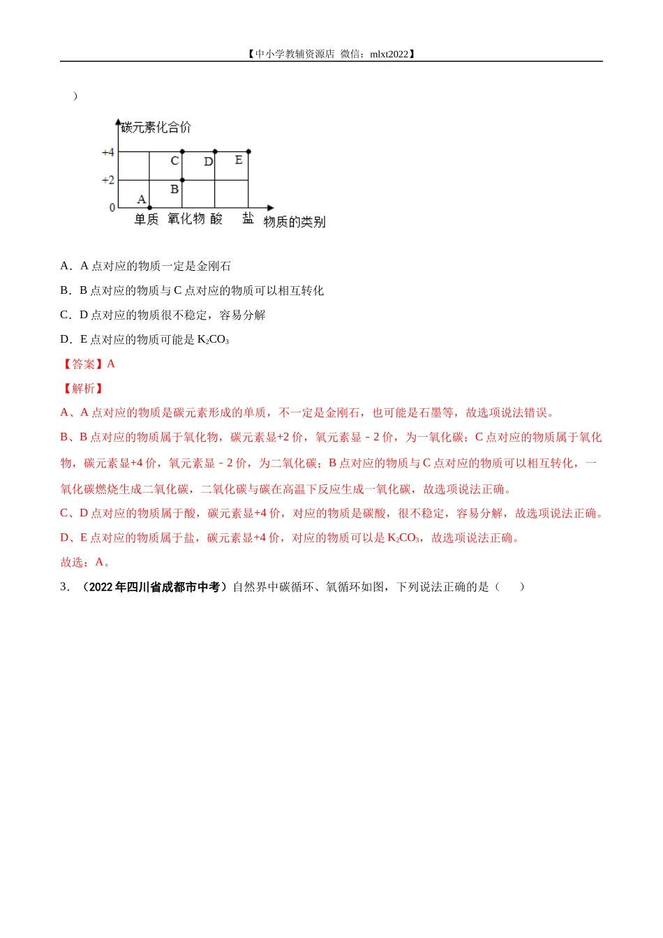 专题26 学科综合类试题-2022年中考化学真题分项汇编（全国通用）（第01期）（解析版）.docx_第2页