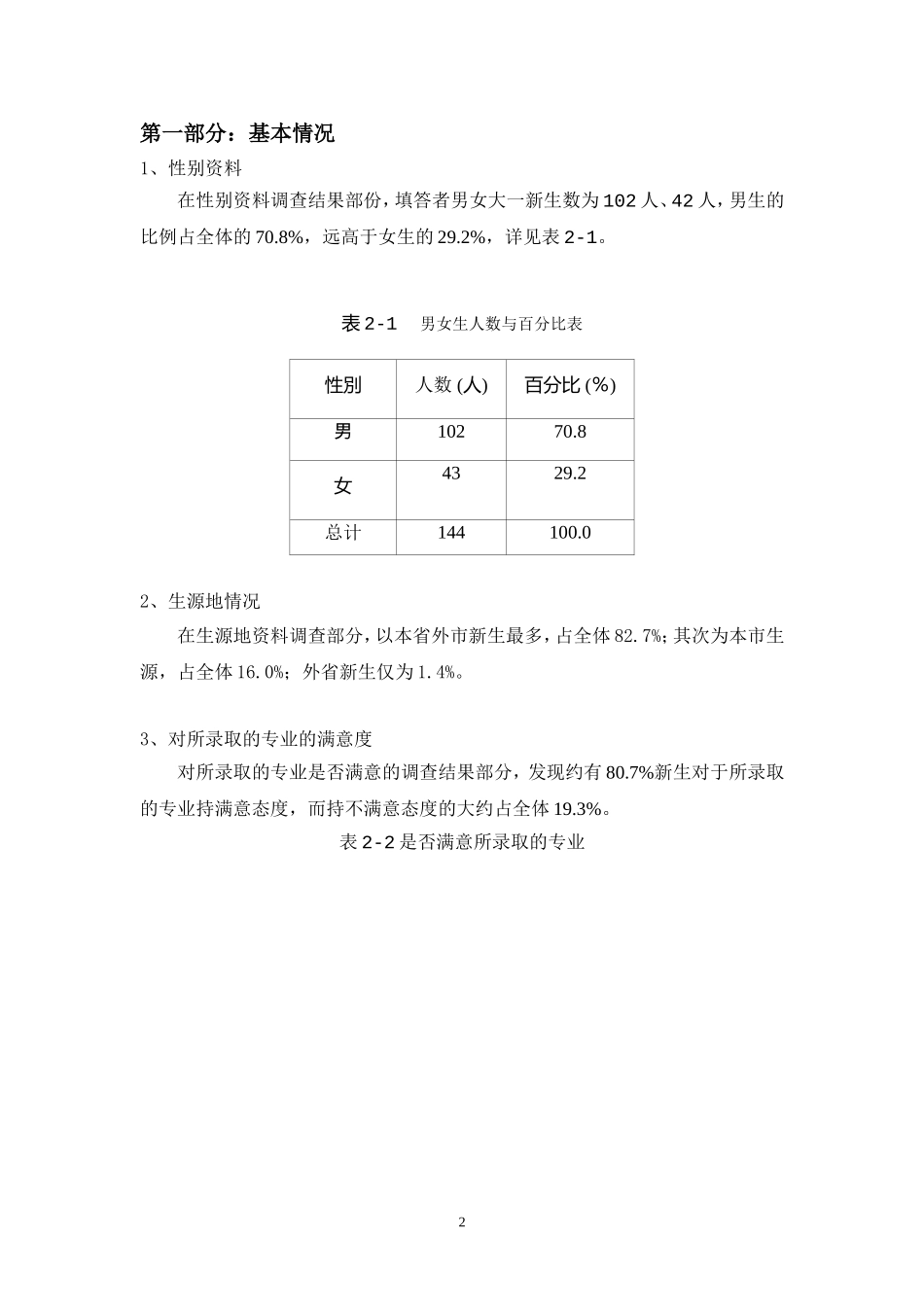 福建体育职业技术学院新生新生职业生涯规划.doc_第2页