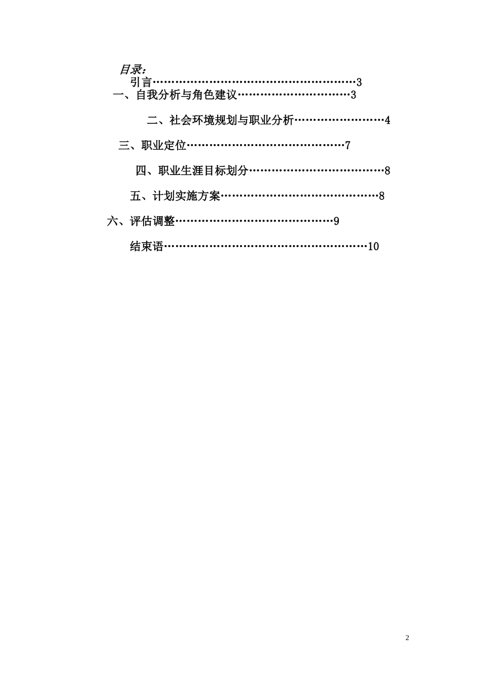 人力资源管理专业的职业生涯规划书 (1).doc_第2页