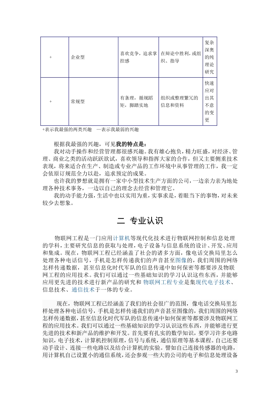 物联网工程技术专业职业生涯规划书-(2).doc_第3页